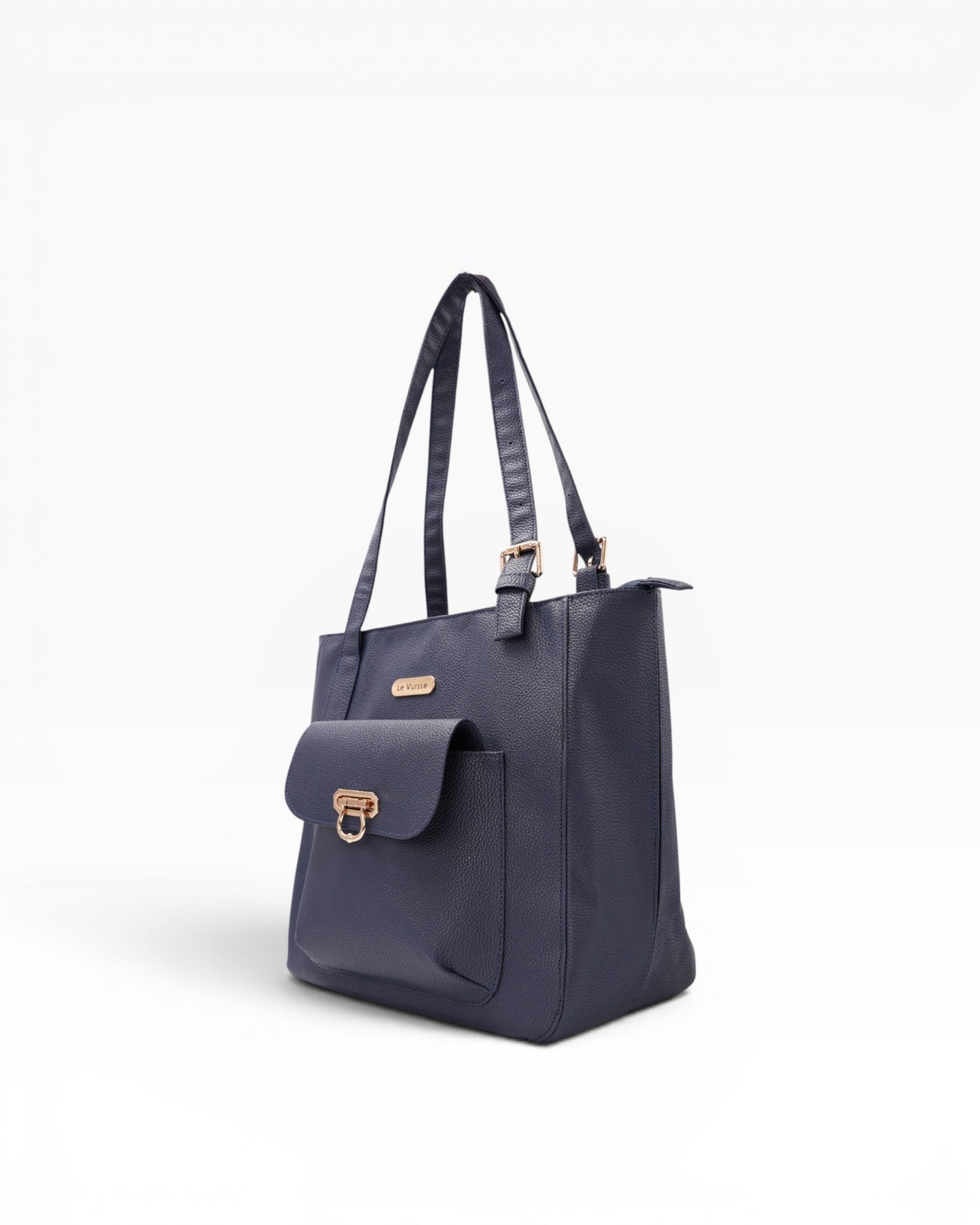 Bolso Tote Firme - Azul Oscuro