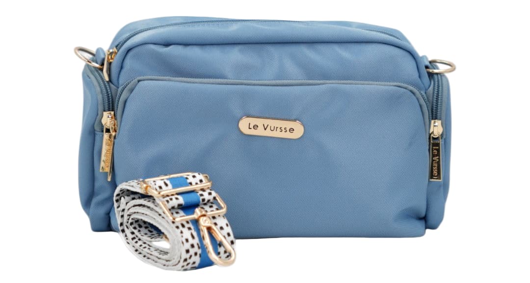 BOLSO CELESTE LOLA