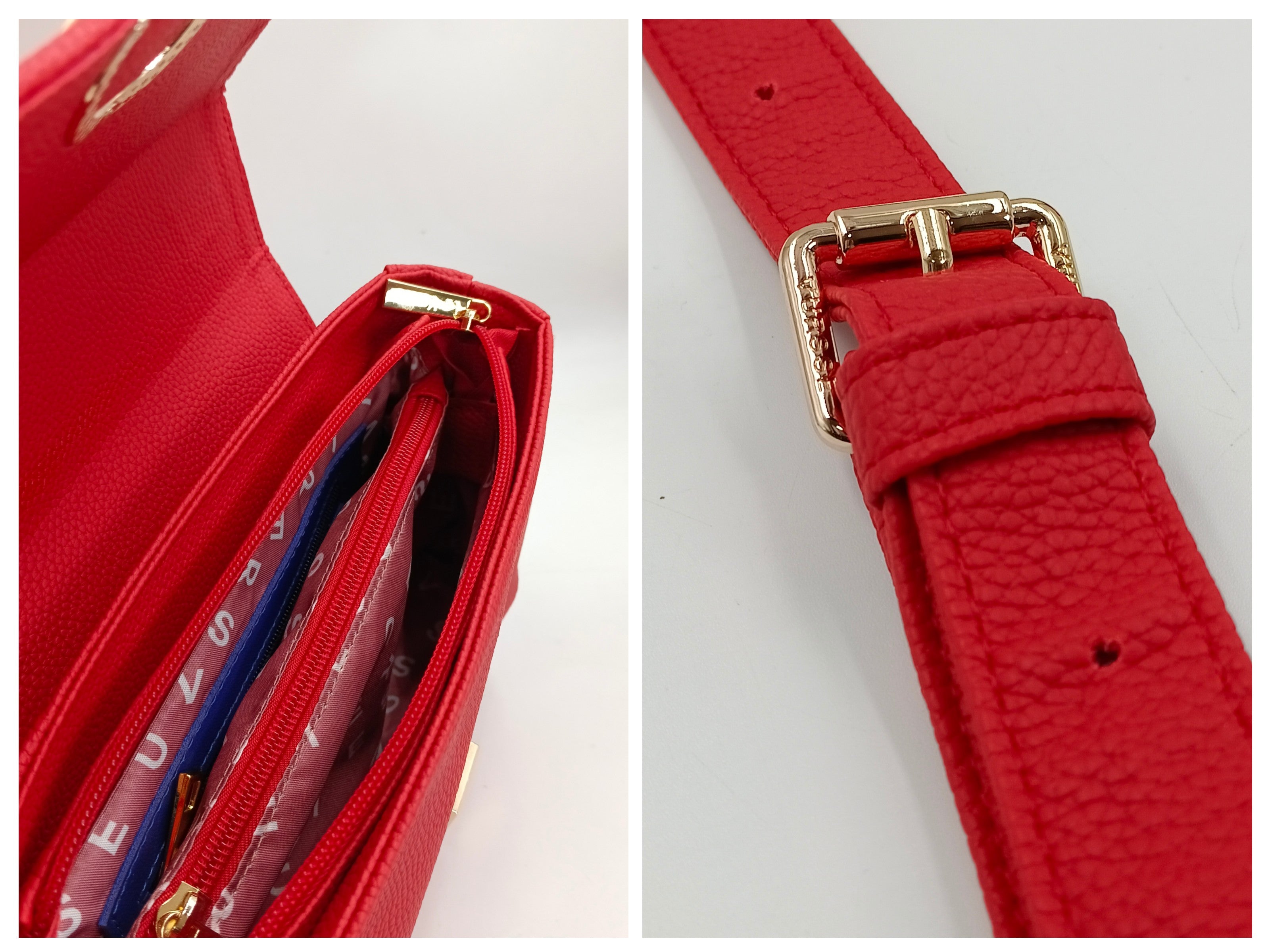 Bolso Pulso rojo mujer vursse detalle