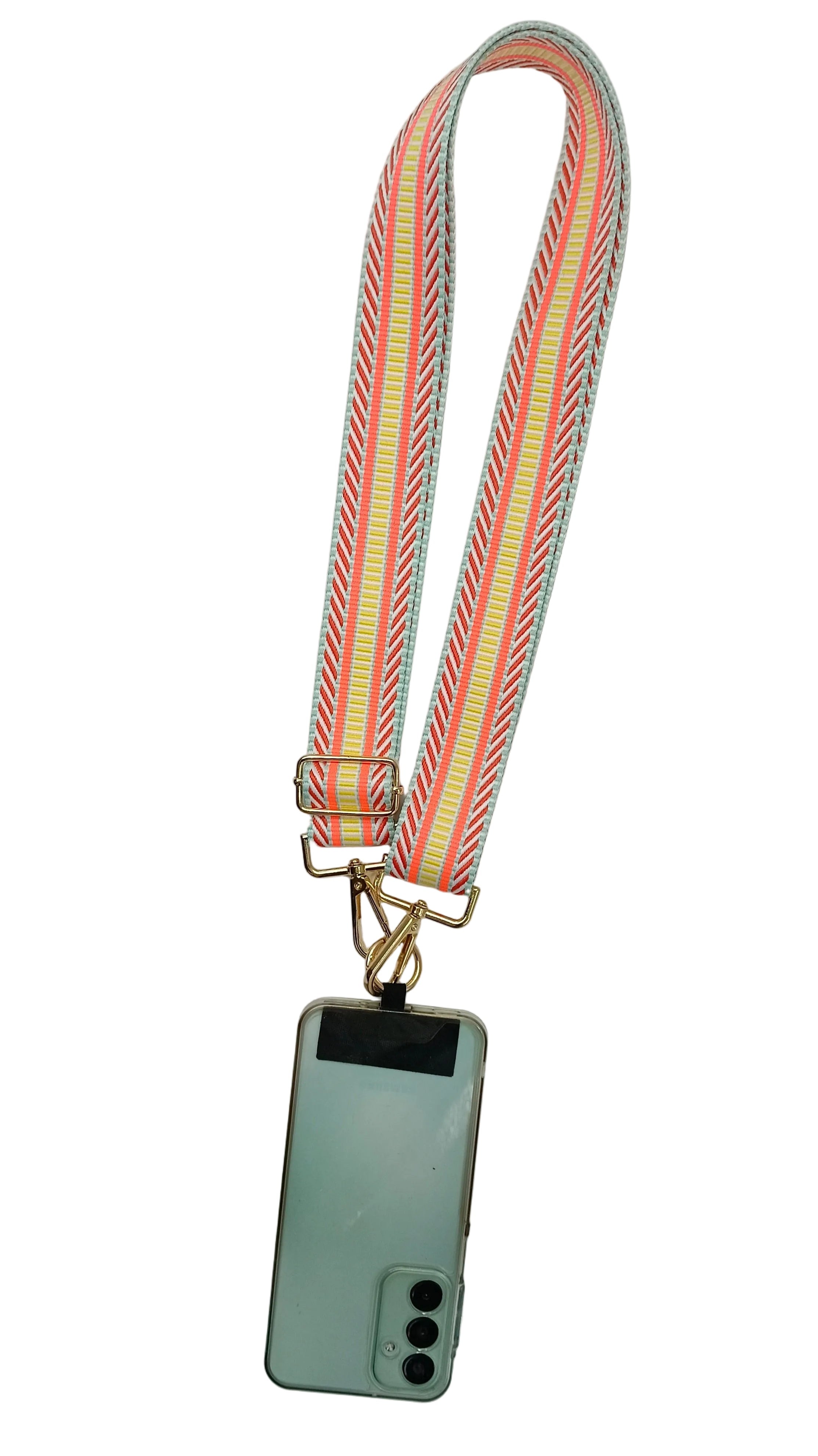 Straps_trazos_celeste_intercambiable para el celular