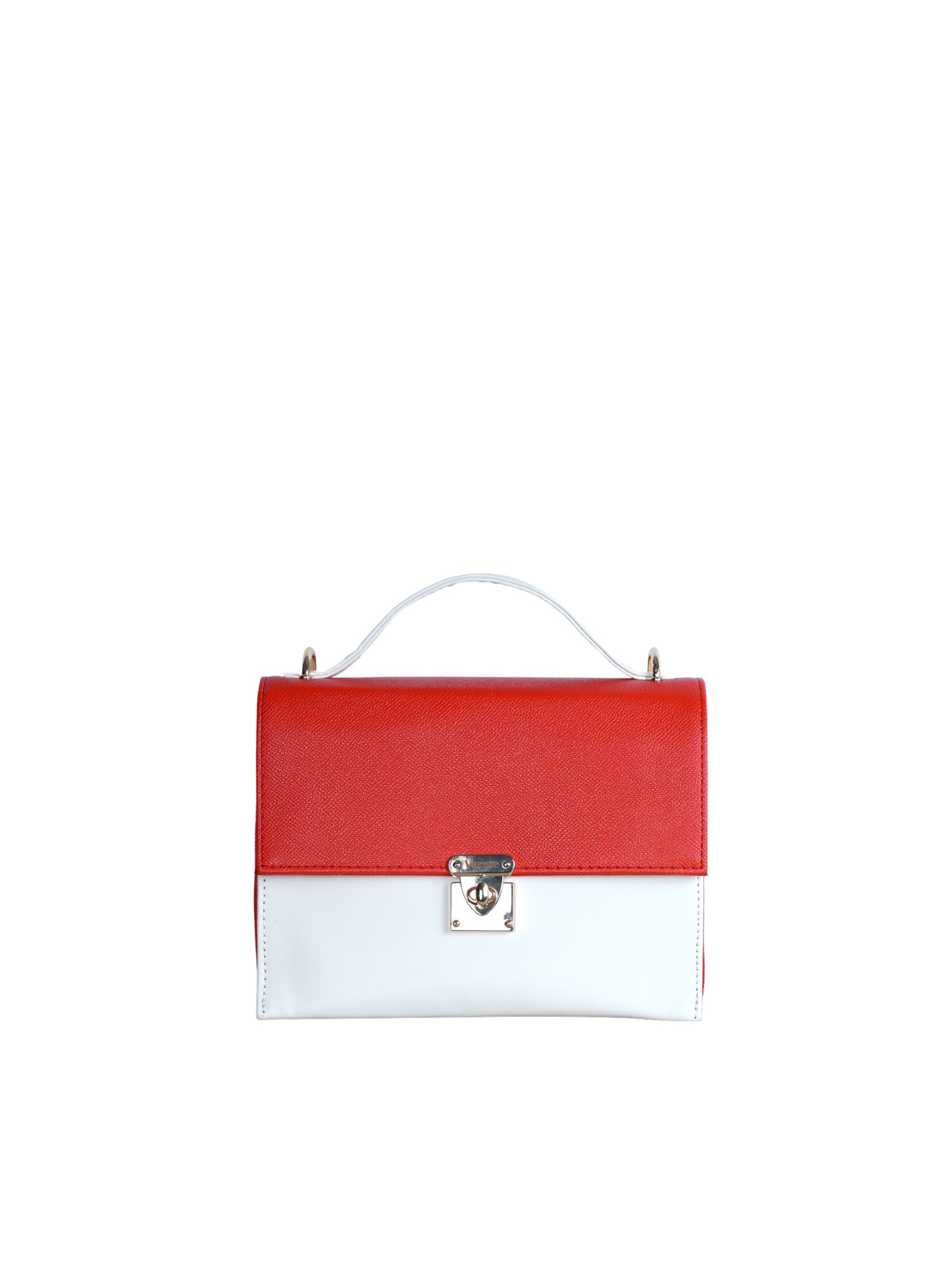 BOLSO BONNIE ROJO/BLANCO