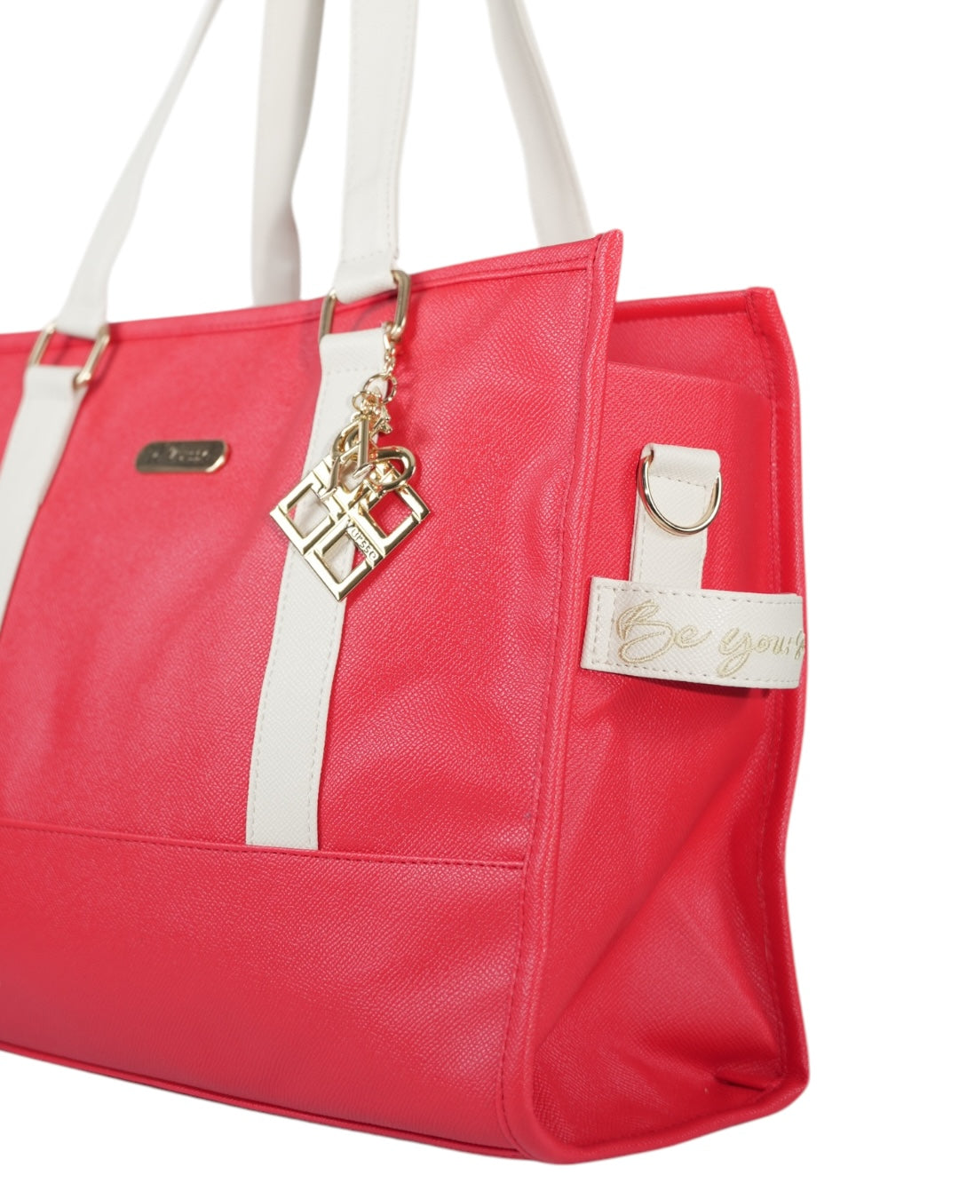 BOLSO BE YOURSELF ROJO/ BLANCO