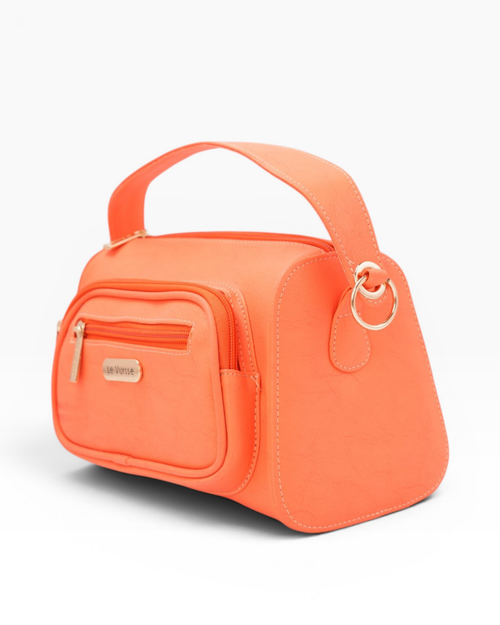 BOLSO BAÚL AURA - NARANJA
