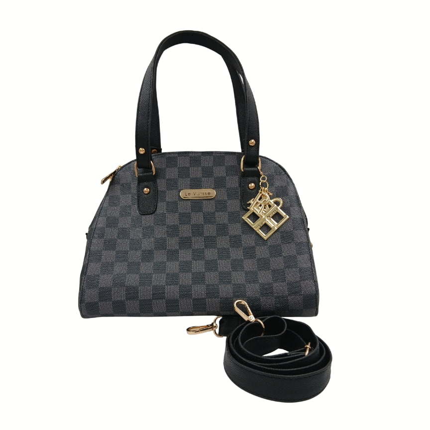 BOLSO AJEDREZ NEGRO DIDA