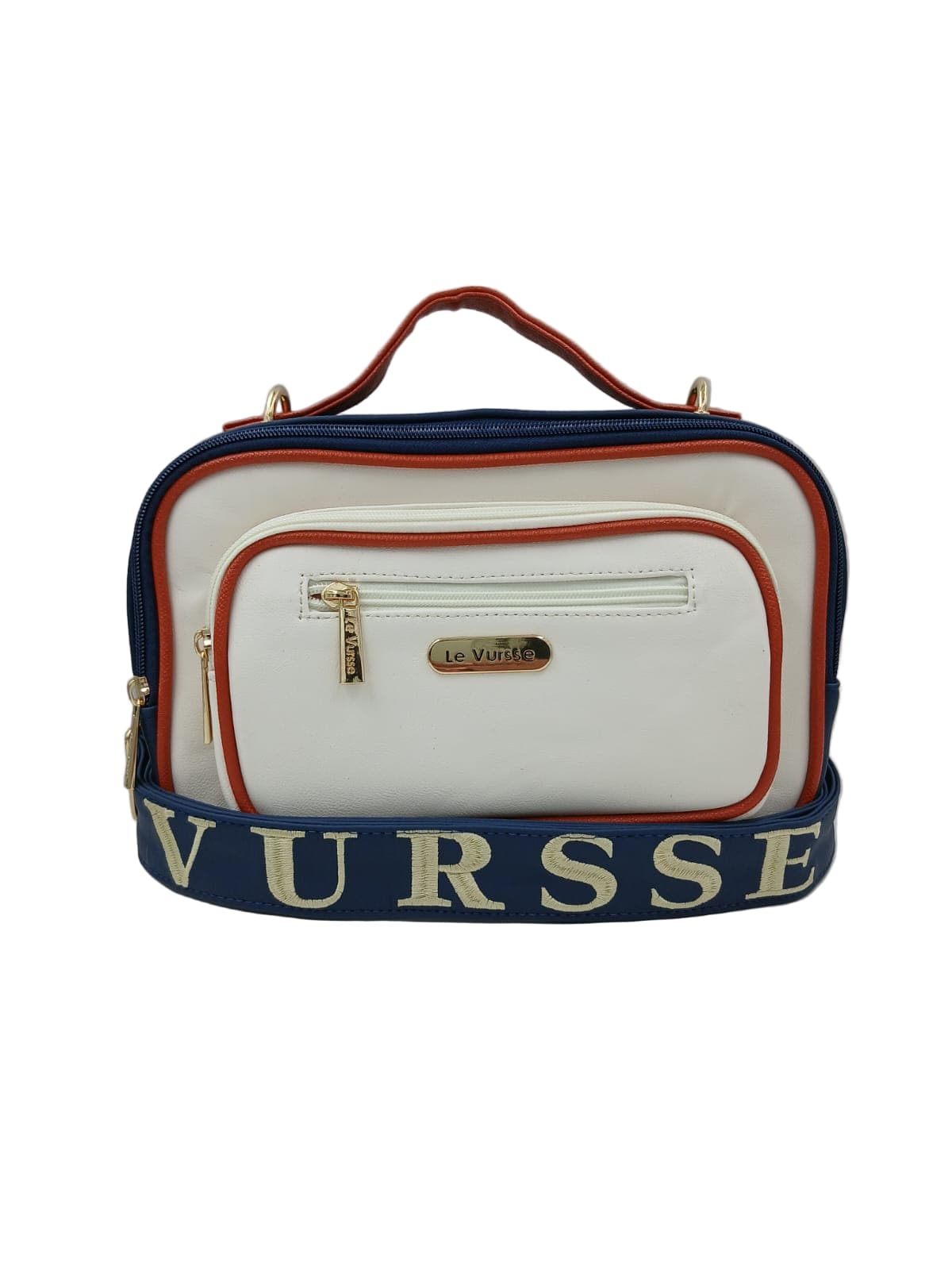 BOLSO AZUL CON TERRACOTA MONACO