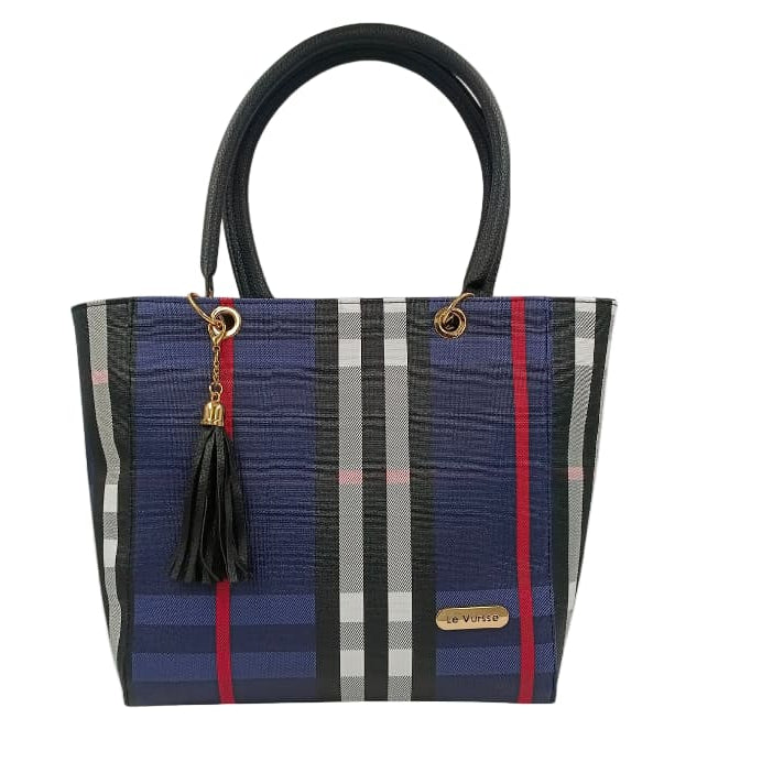 BOLSO AZUL ESCOCES BOSTON