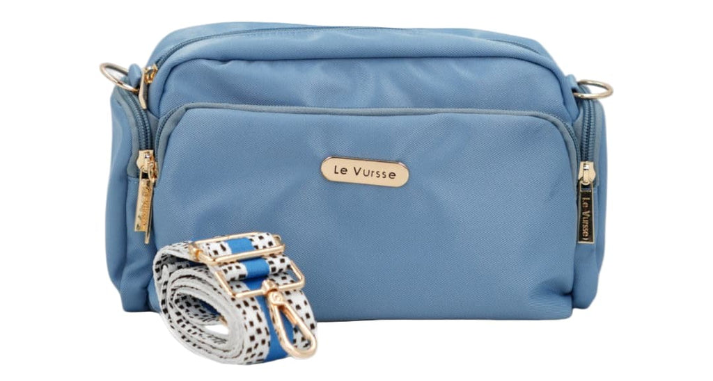 BOLSO CELESTE  LOLA