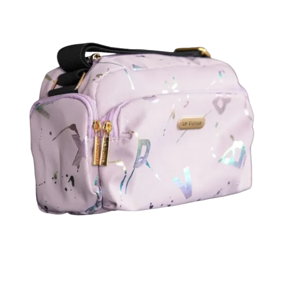 BOLSO LILA LOLA ESTAMPADO