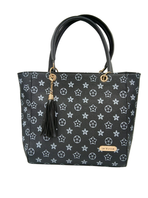 BOLSO NEGRO ESTRELLAS  BOSTON