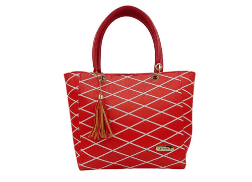 BOLSO ROJO ROMBO BOSTON