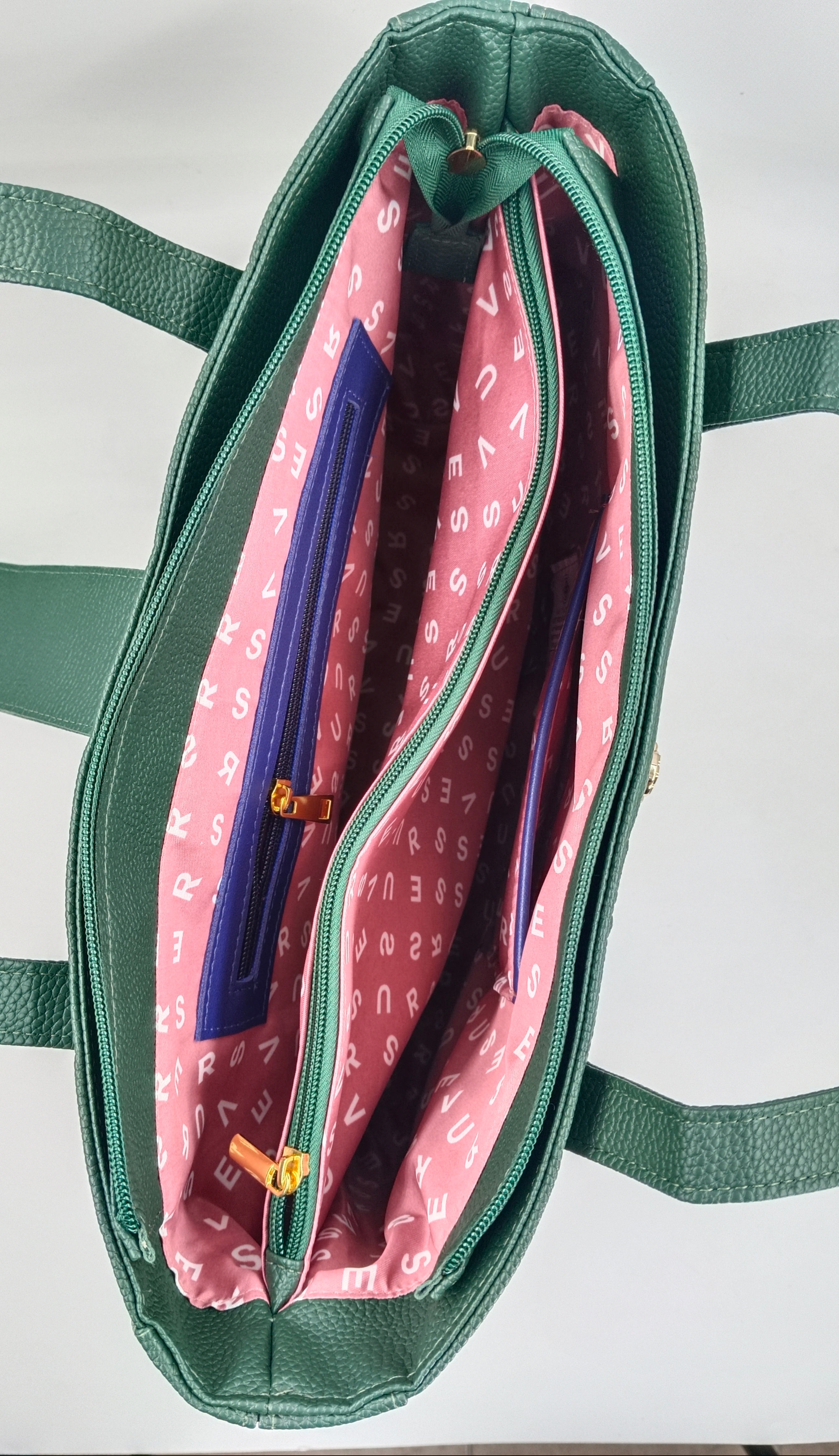 Bolso Eje verde pino mujer vursse funcionalidad