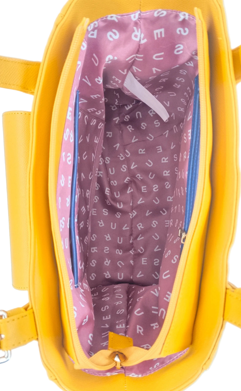 Bolso Firme amarillo mujer vursse bolsillos internos
