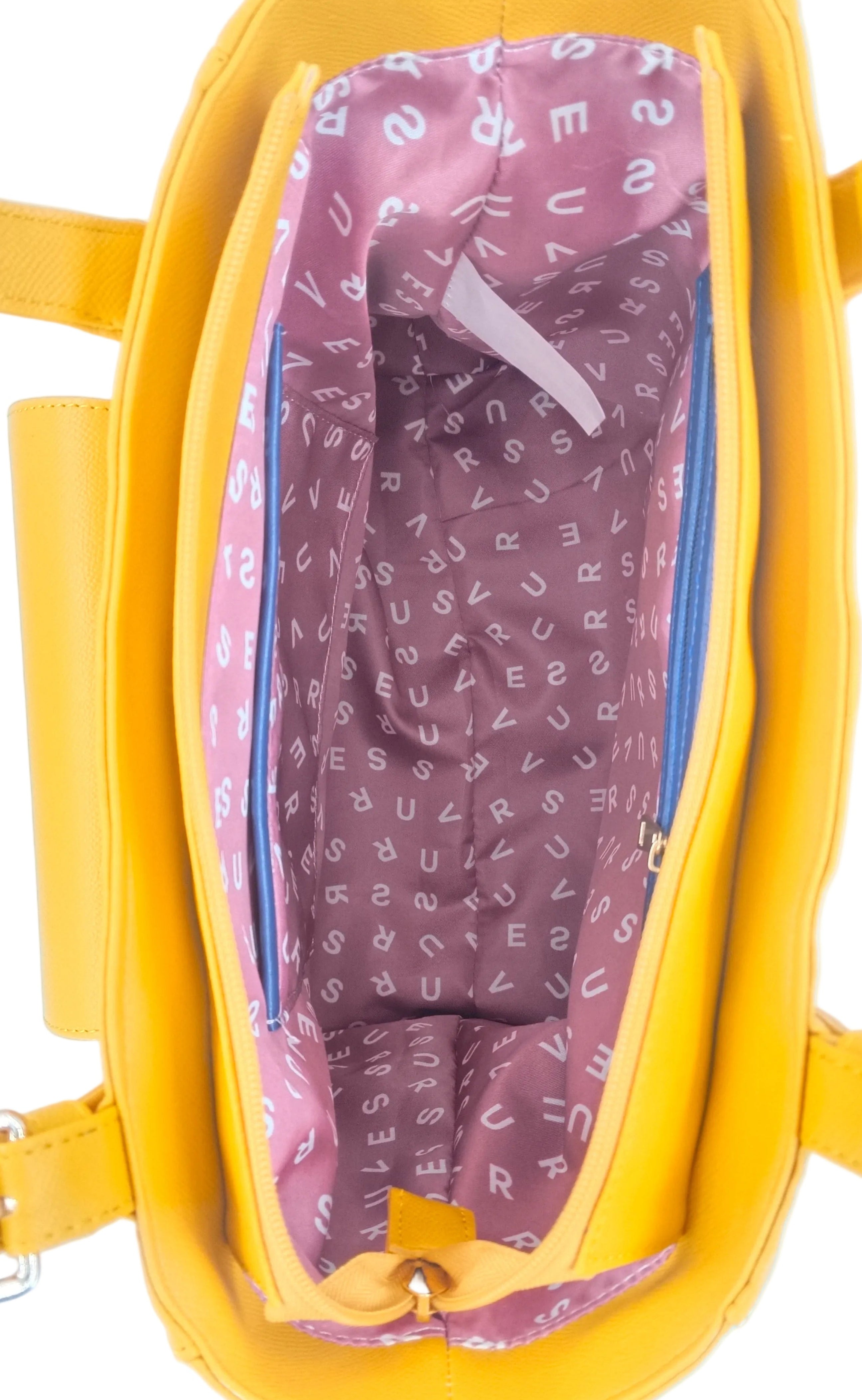 Bolso Firme amarillo mujer vursse bolsillos internos