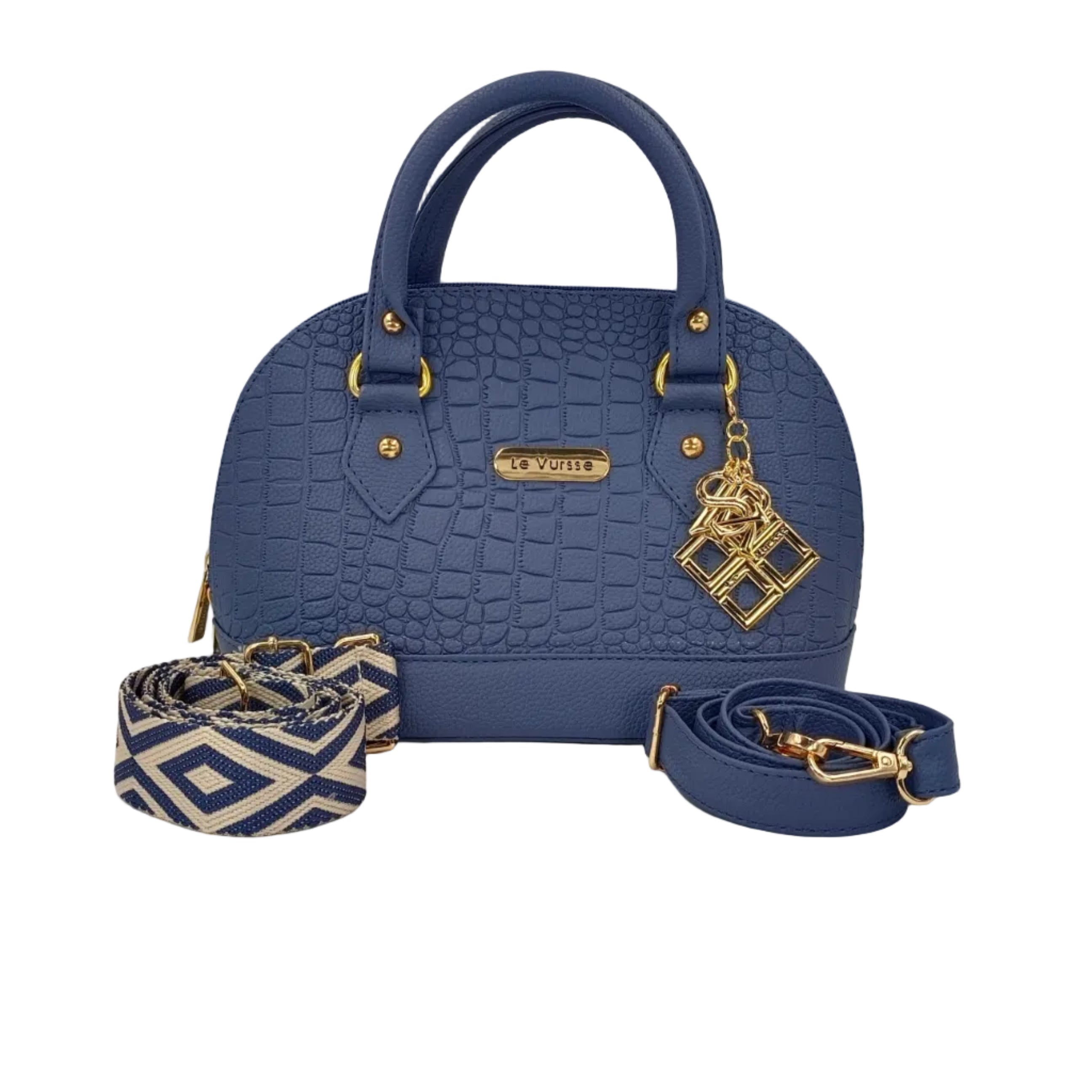 Bolso Liz azul indigo vursse mujer