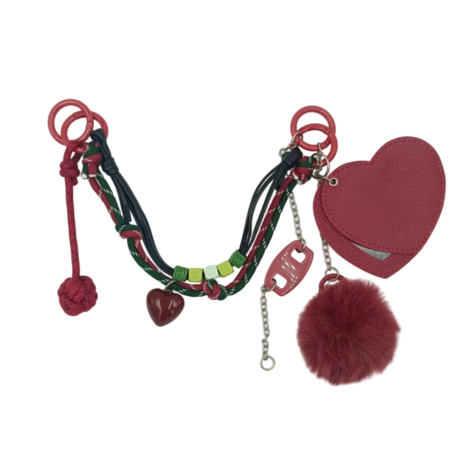 CHARM POM PON ROJO 1