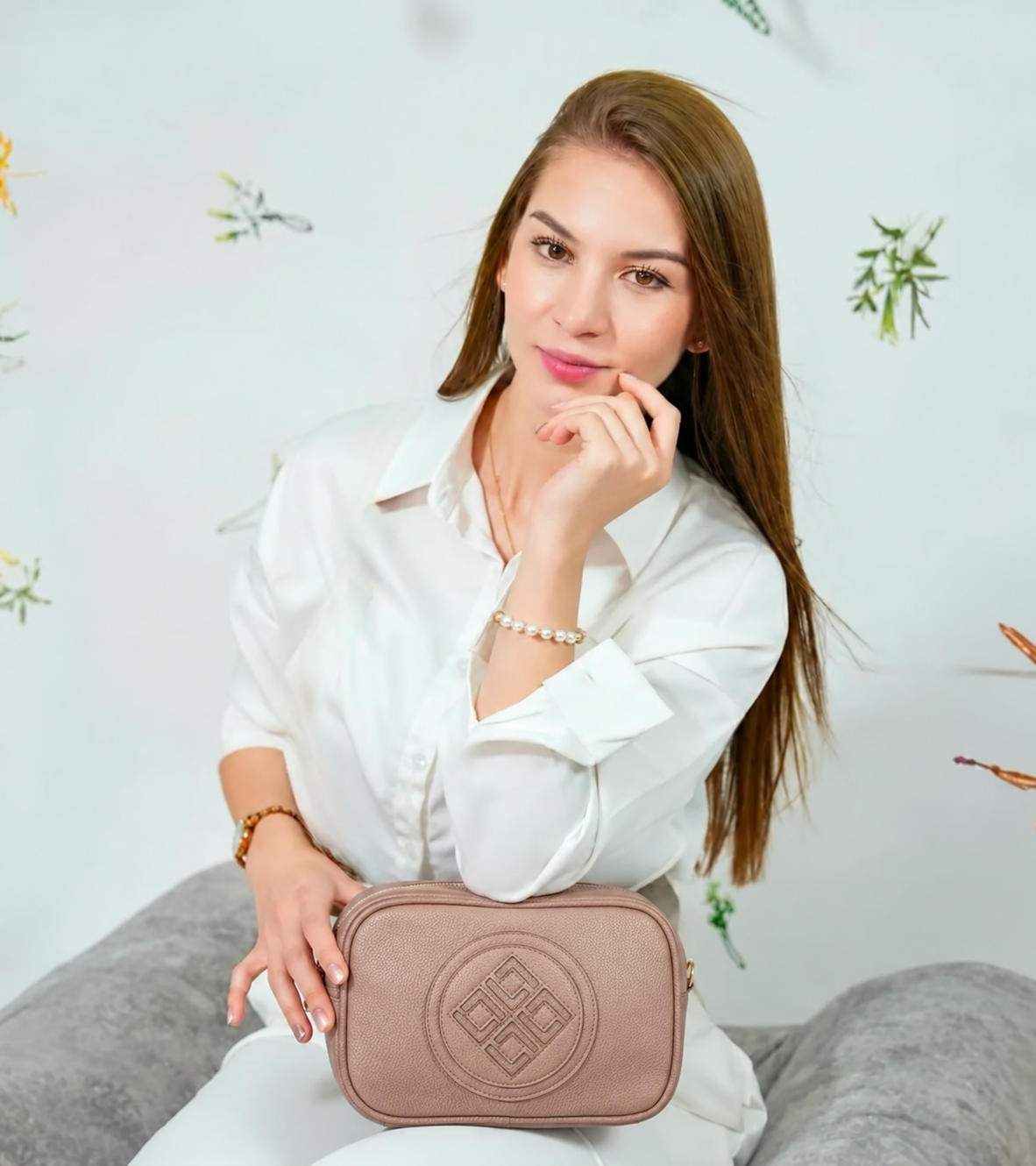 BOLSO ABBY - ORO ROSA