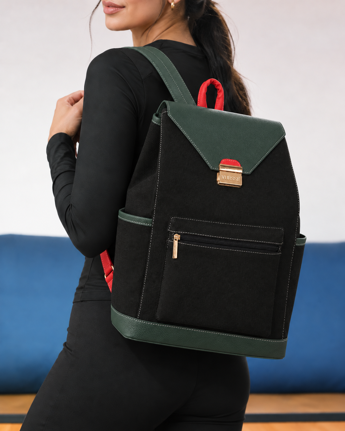 MORRAL NOMA - NEGRO Y VERDE