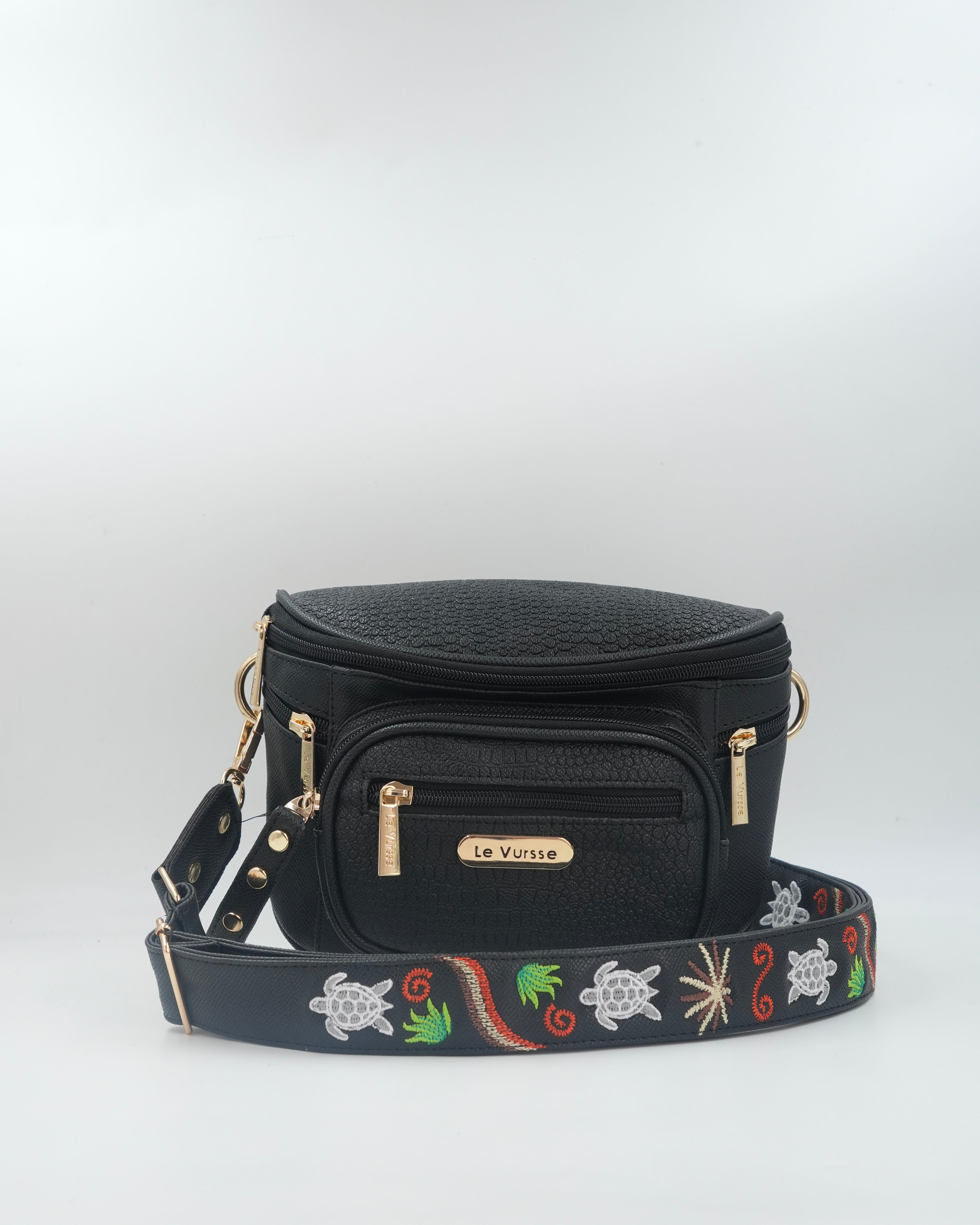 BANDOLERA VITA 🐢 NEGRO