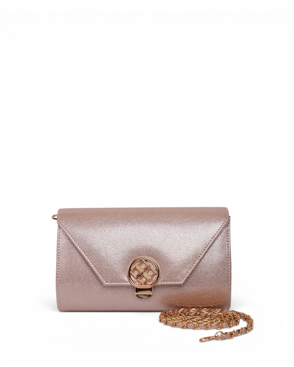 CARTERA  FIESTA ORO ROSA