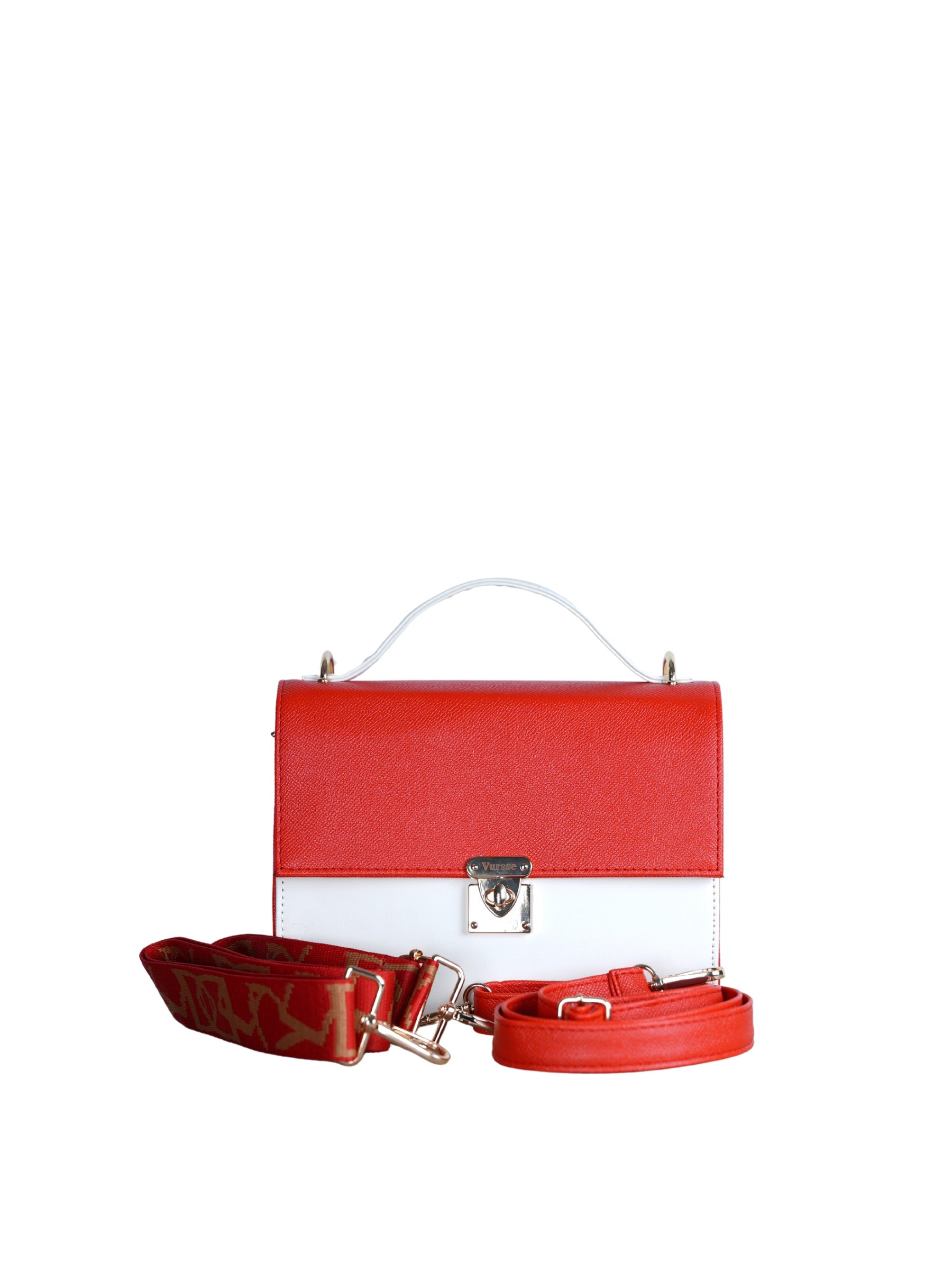 BOLSO BONNIE ROJO/BLANCO