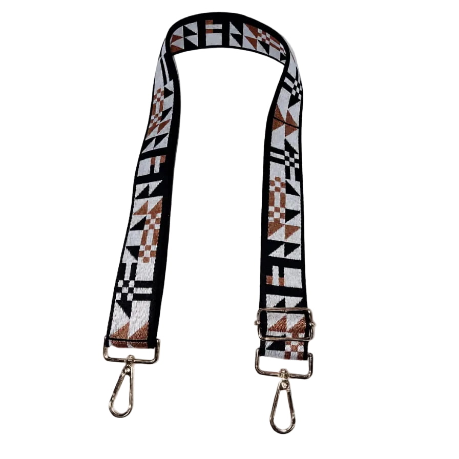 Strap Geométrico negro intercambiable