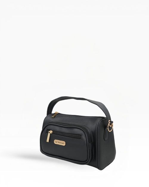 BOLSO BAÚL AURA - NEGRO