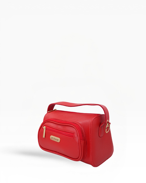 BOLSO BAÚL AURA - ROJO