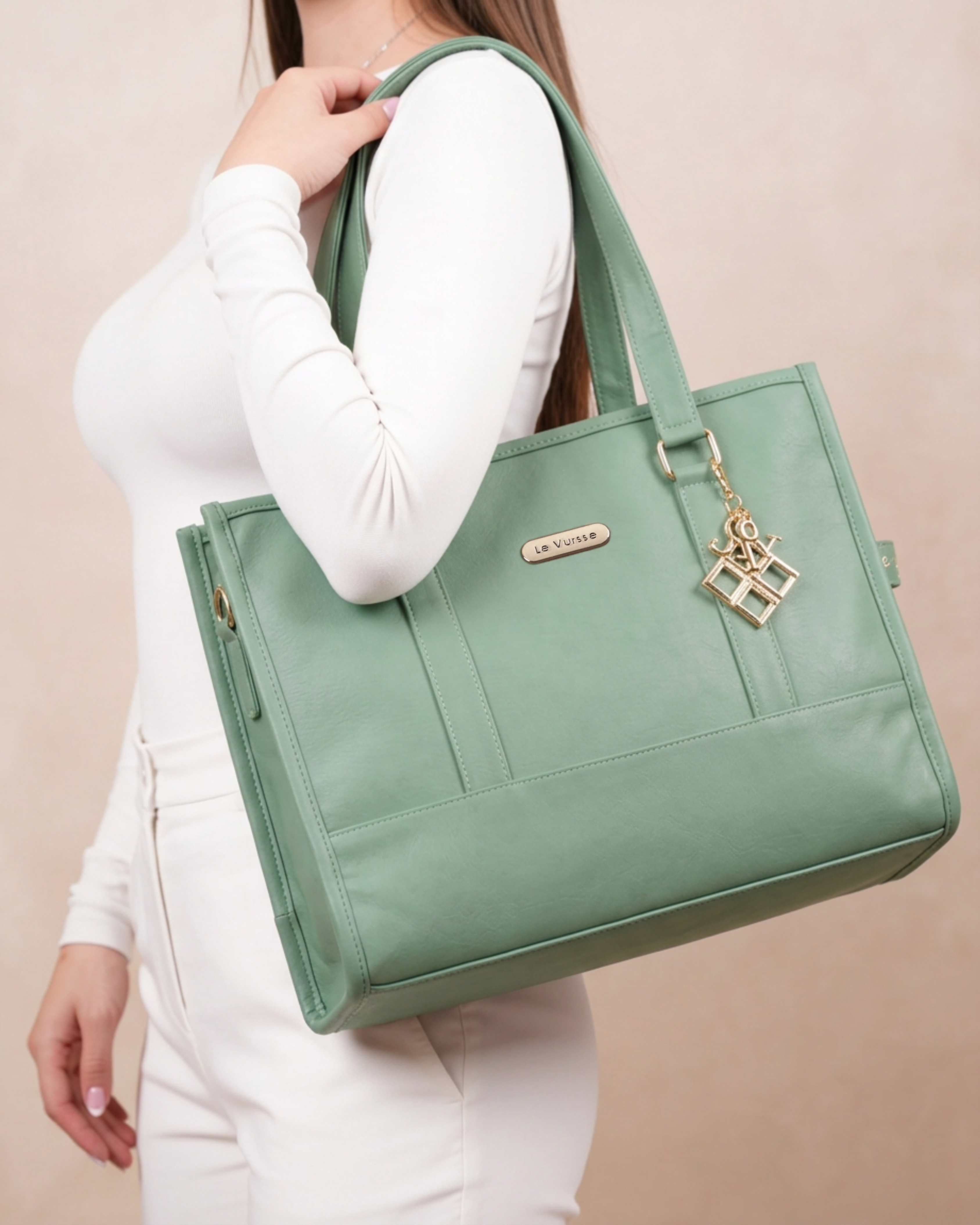 BOLSO BE YOURSELF - PISTACHO